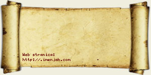 Irena Aljančić vizit kartica